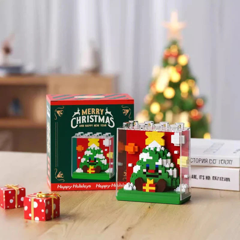 Christmas figures in blocks | Building bricks