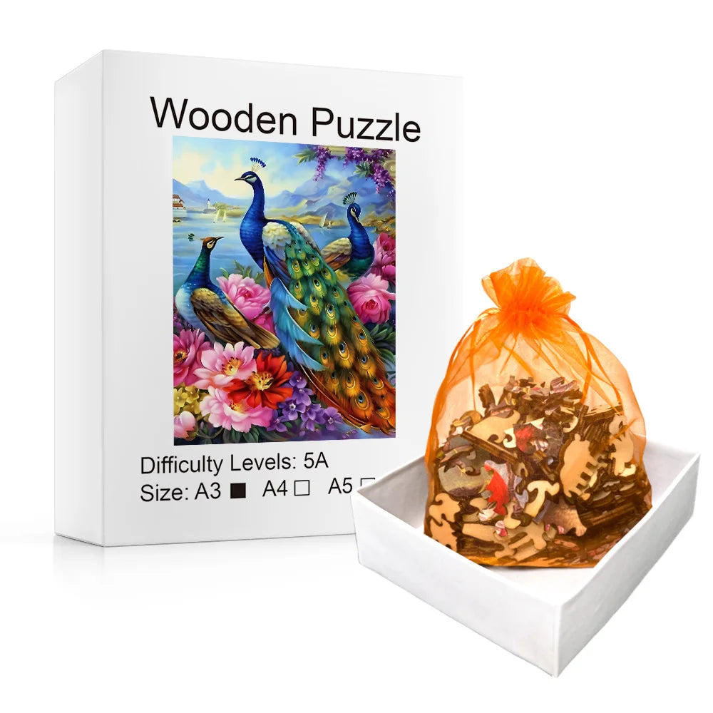 Peacocks | Wooden Puzzle