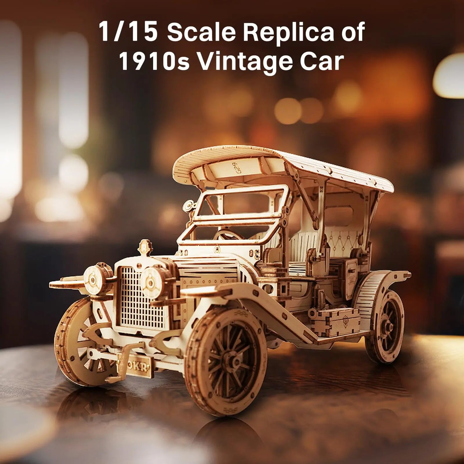 Vintage Auto | Wooden Construction Kits