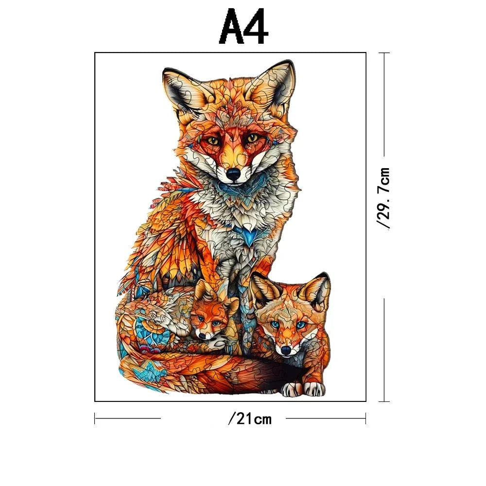 Your Little Foxes | Wooden Puzzle