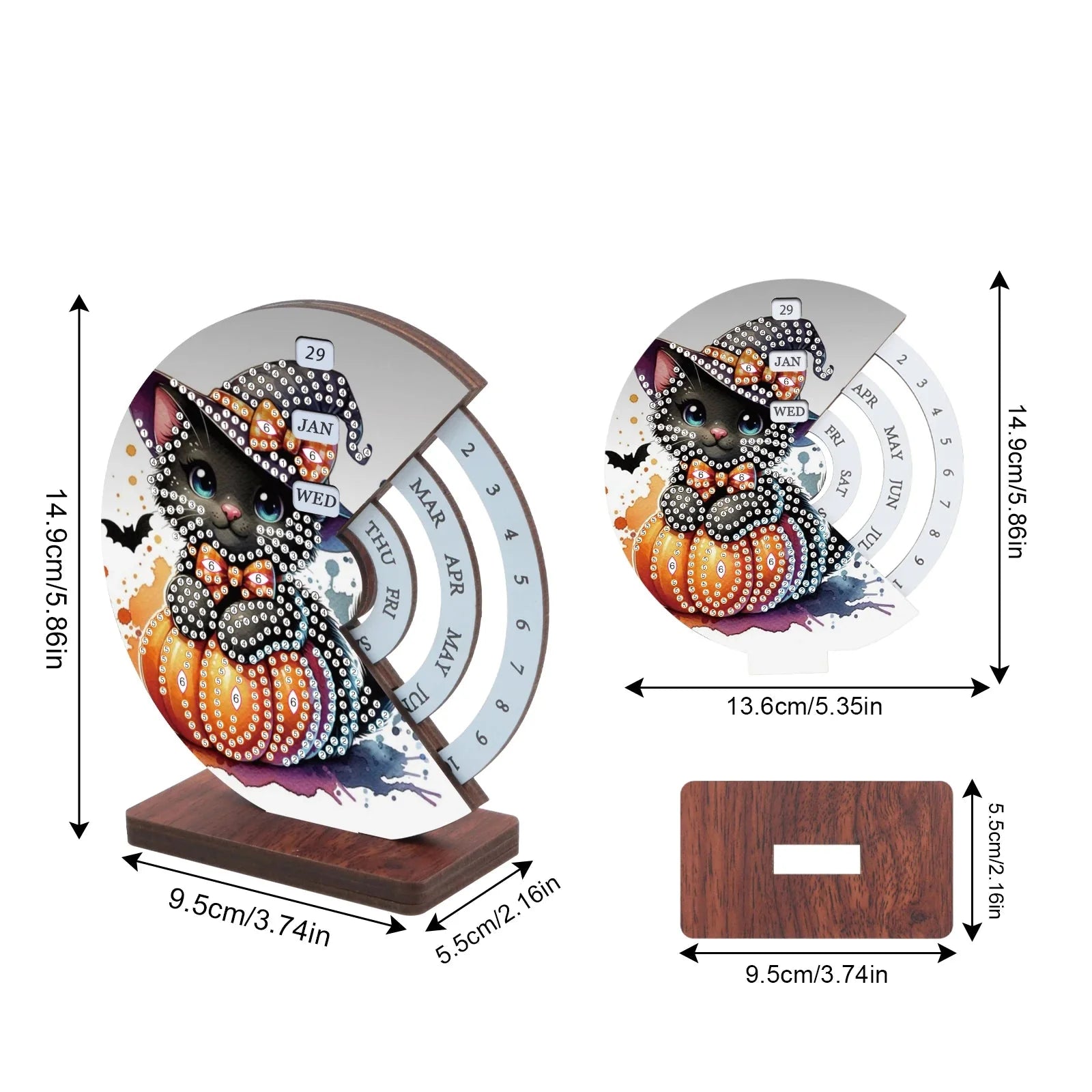 Halloween Cat | Calendar | Diamond Painting