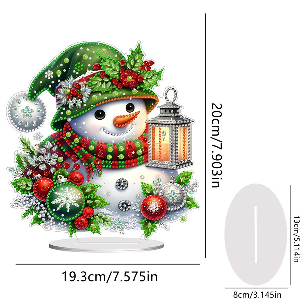 5D Snowman Diamond Painting