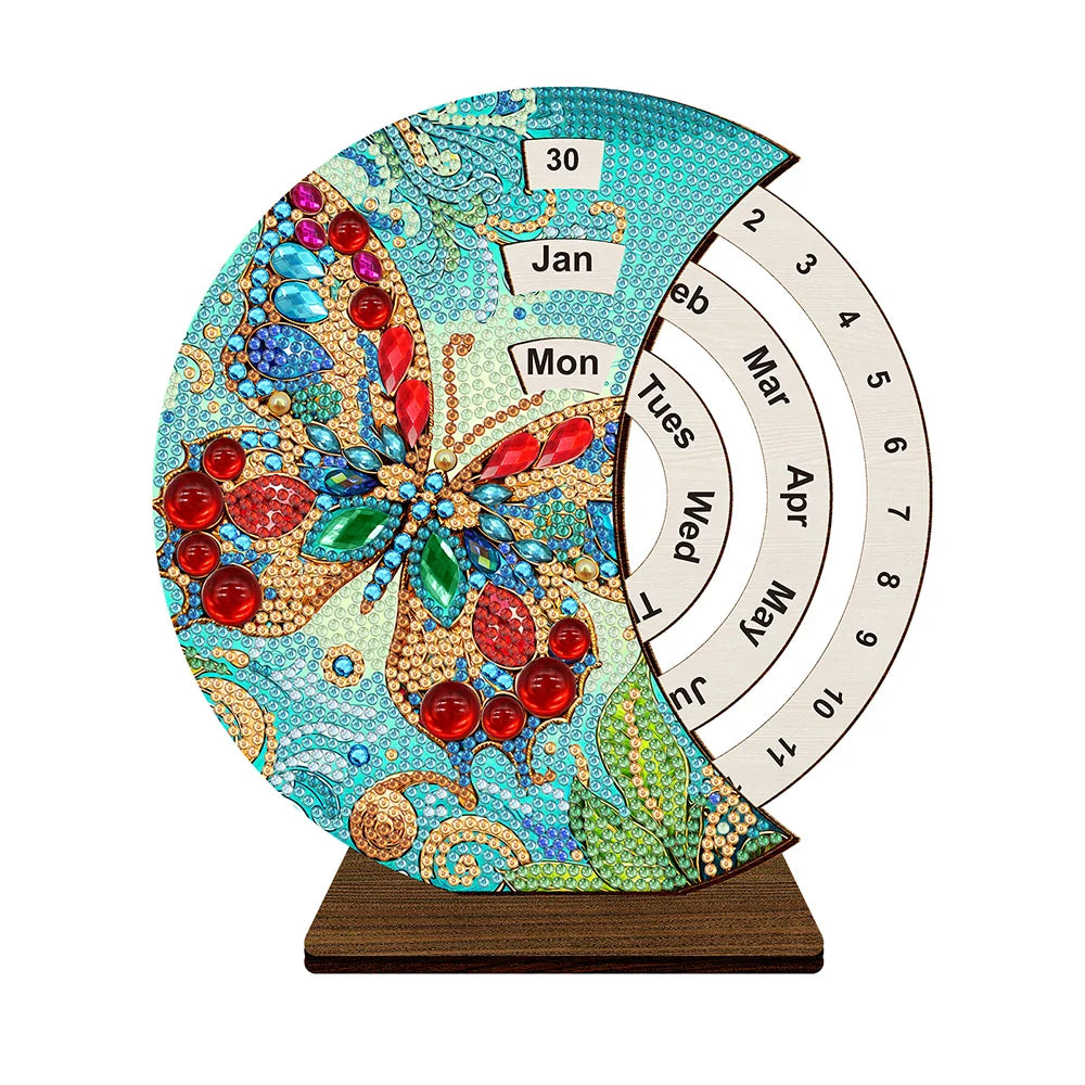 Rode Butterfly | Calendar | Diamond Painting