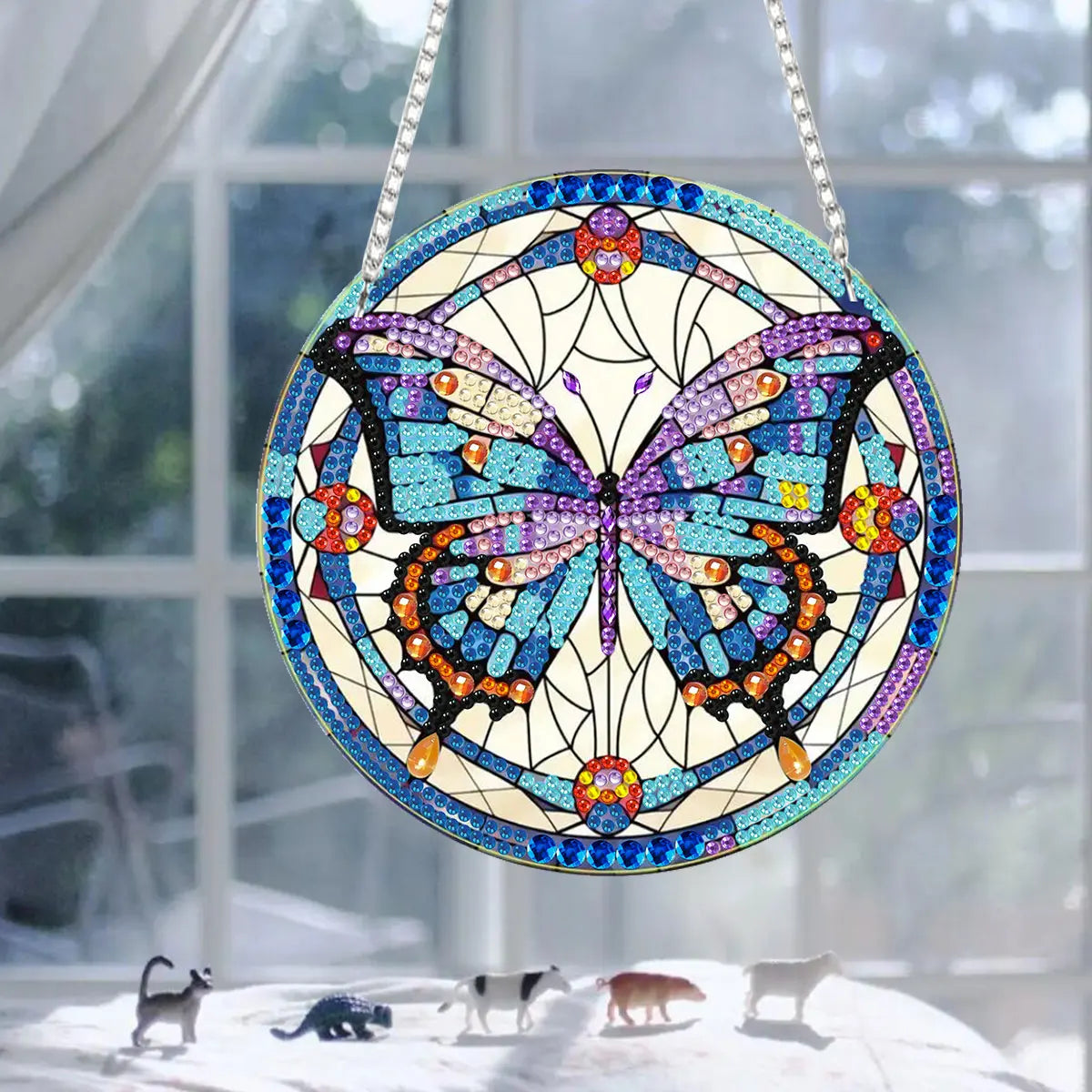 Butterfly Wall Clock | Diamond Painting