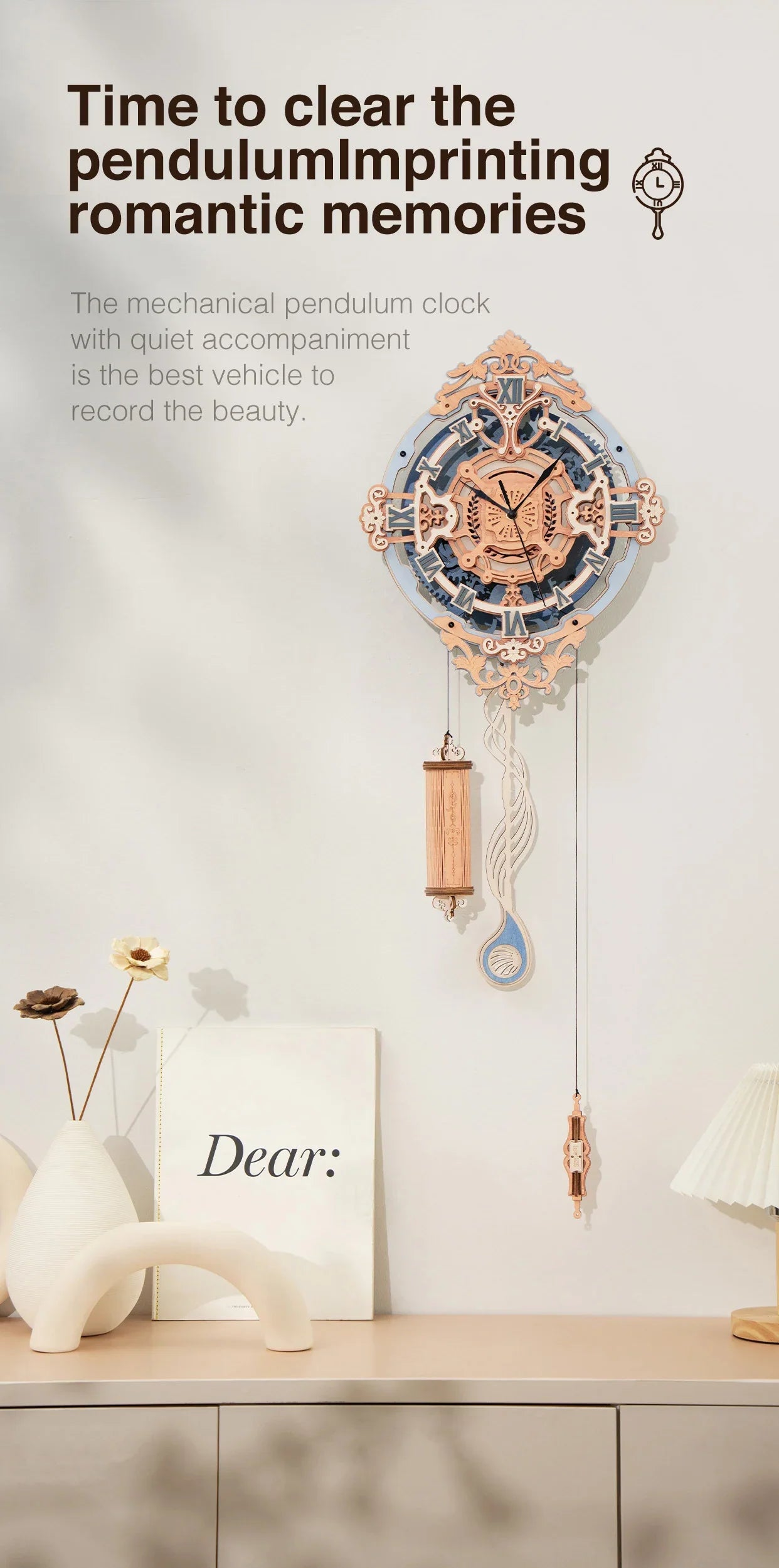 Hinged Clock | Wooden Construction Kits