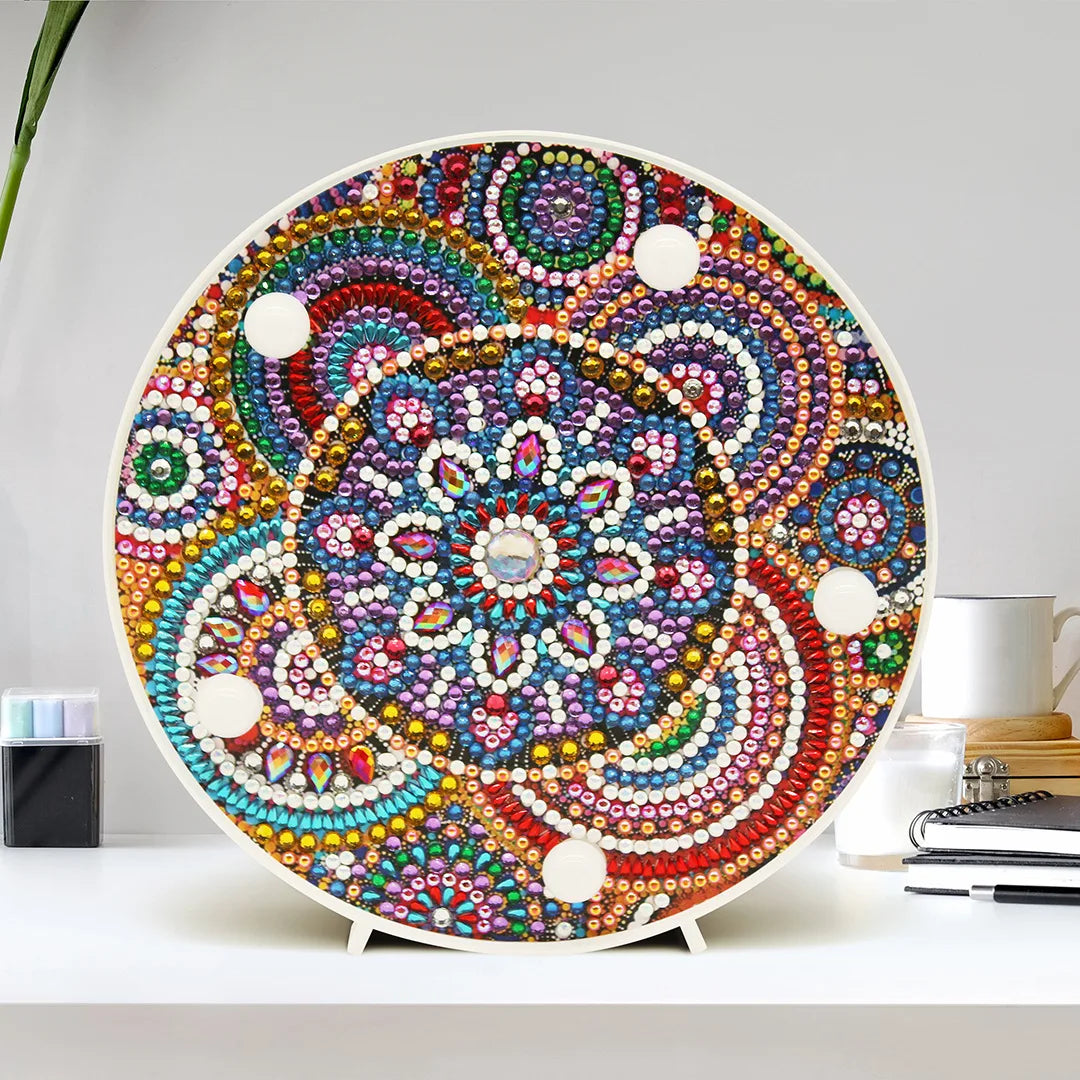Mandala LED Night Light | Diamond Painting