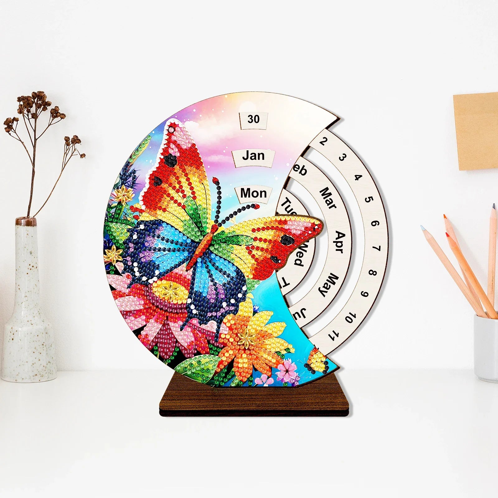 Rainbow Butterfly | Calendar | Diamond Painting