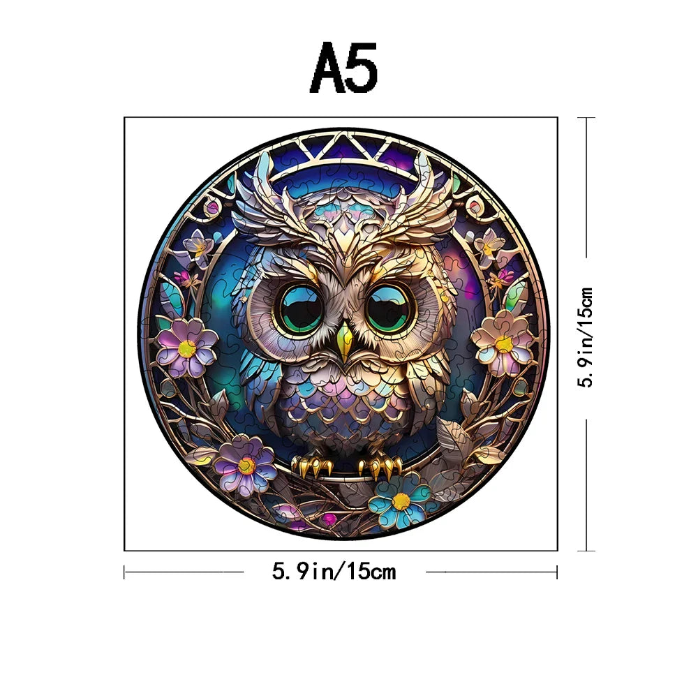 Funny Owl | Wooden Puzzle