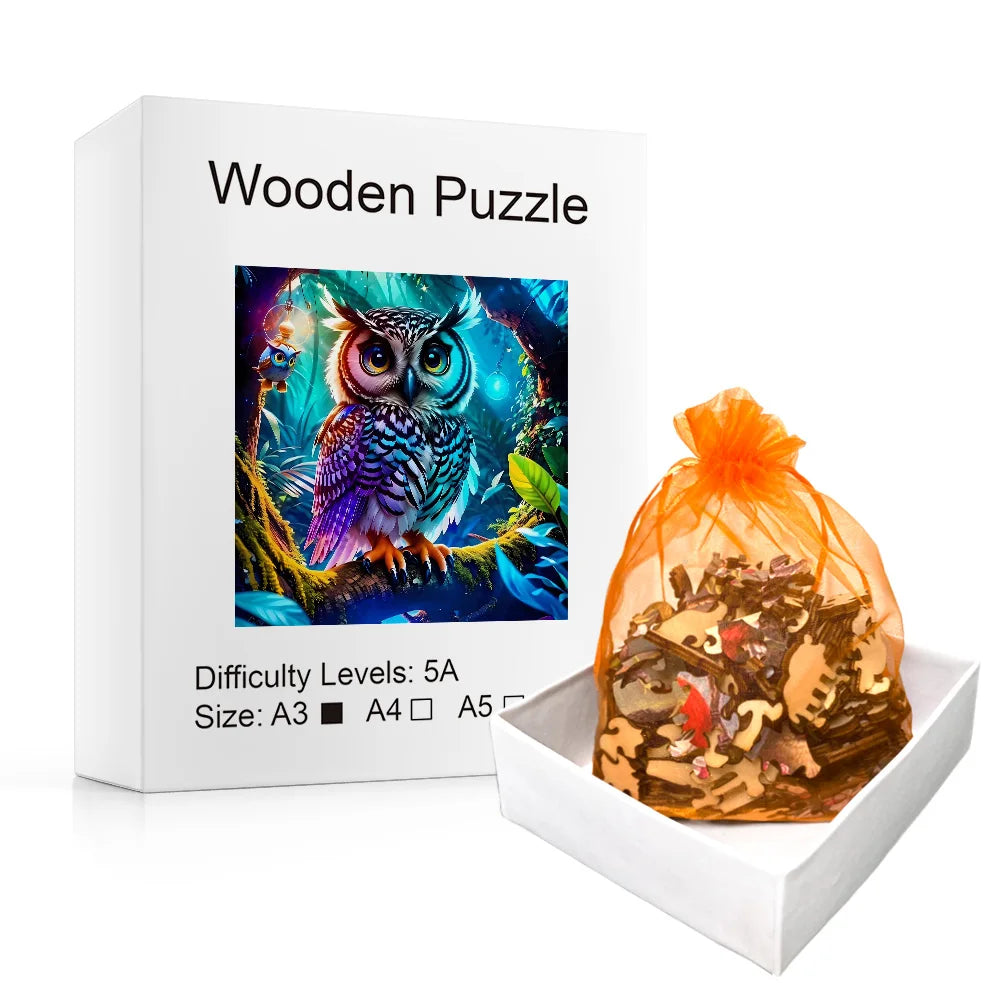 Owl in Tree | Wooden Puzzle