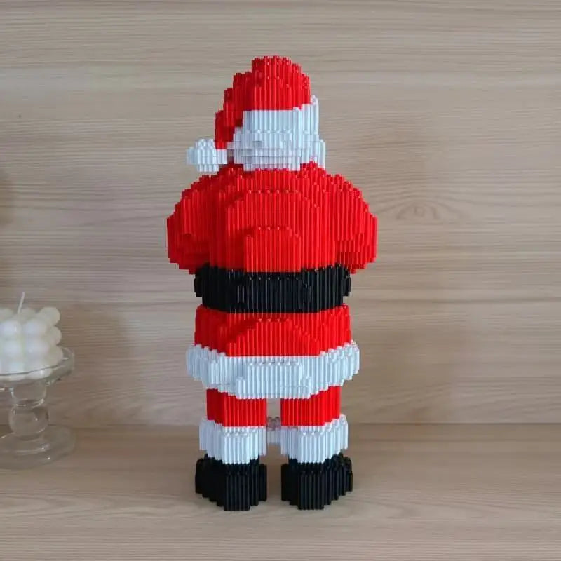 Santa Claus with Gift | Building Blocks