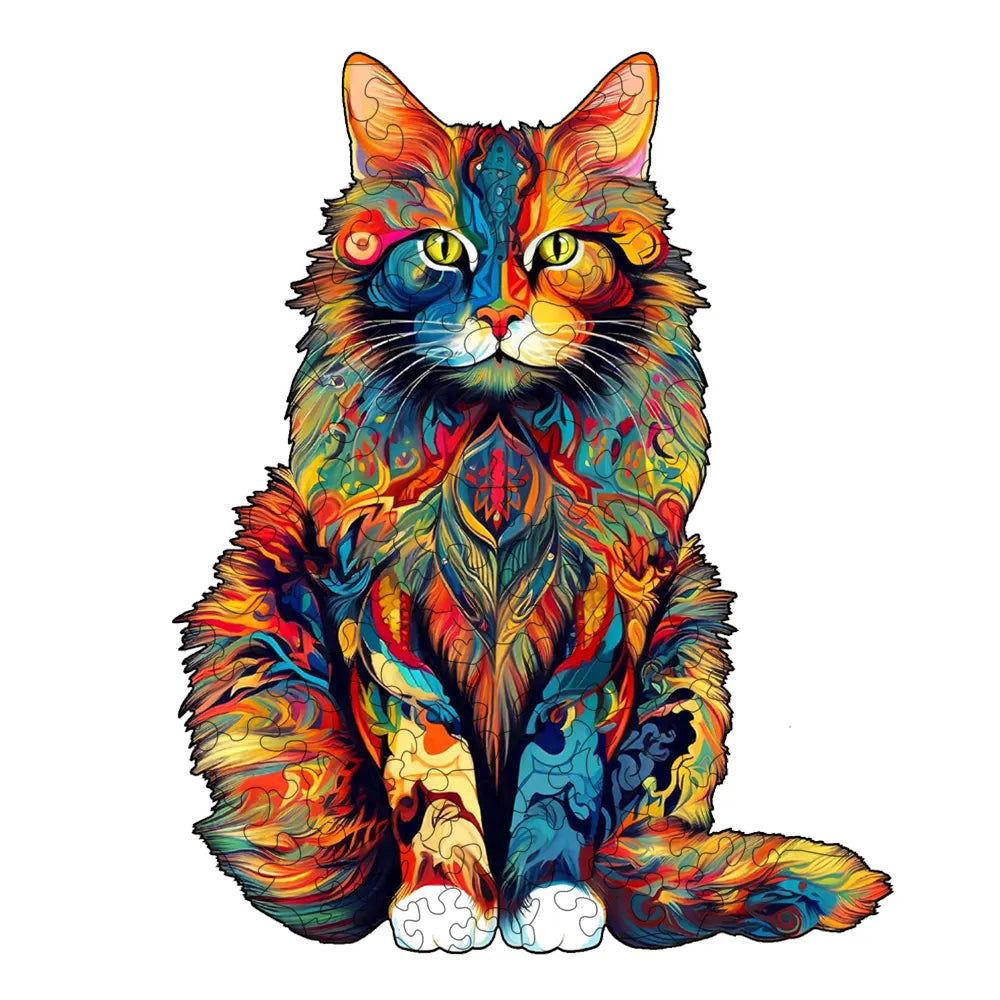 Tough Cat | Wooden Puzzle