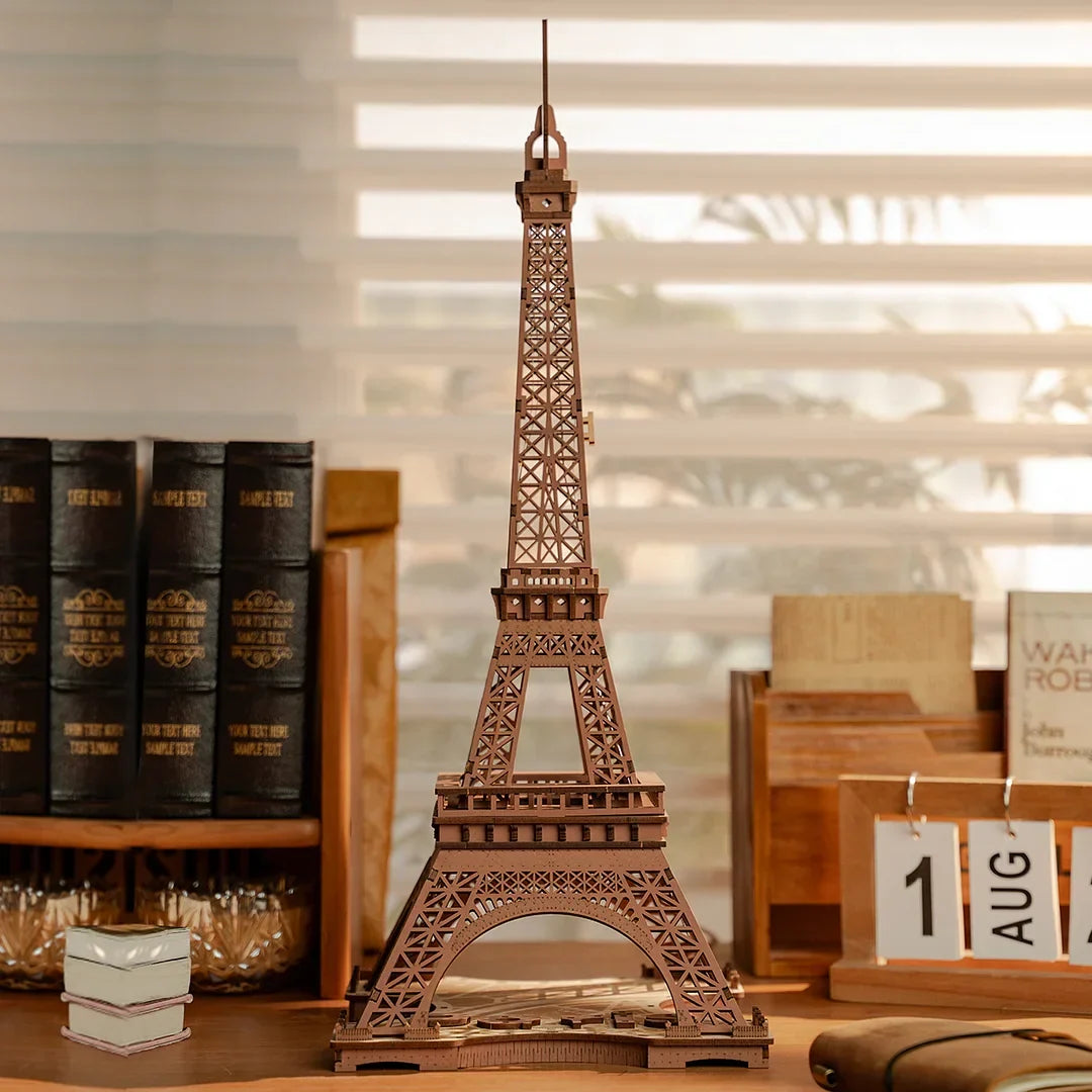 Eiffel Tower at Night | Wooden Construction Kits