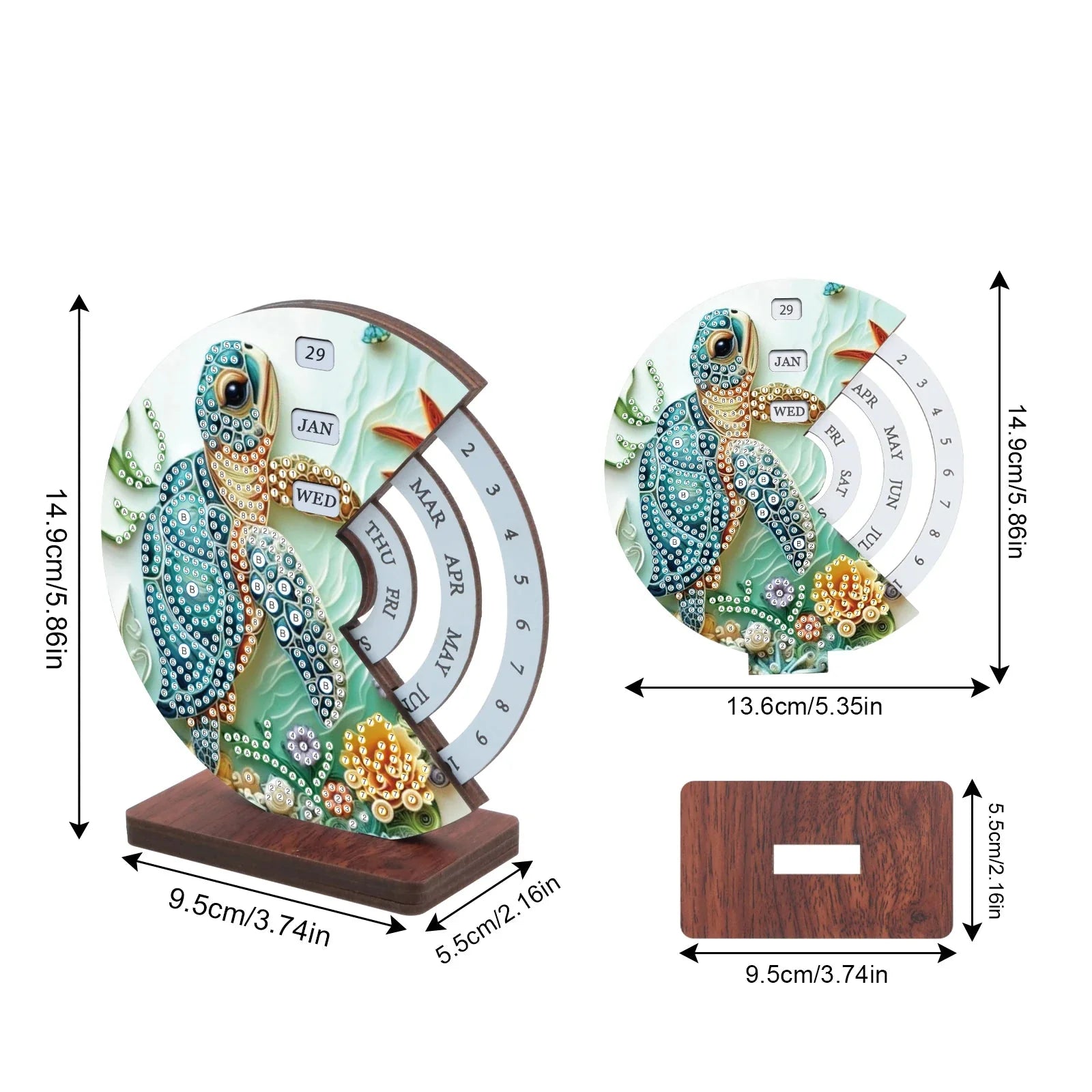 Turtle | Calendar | Diamond Painting