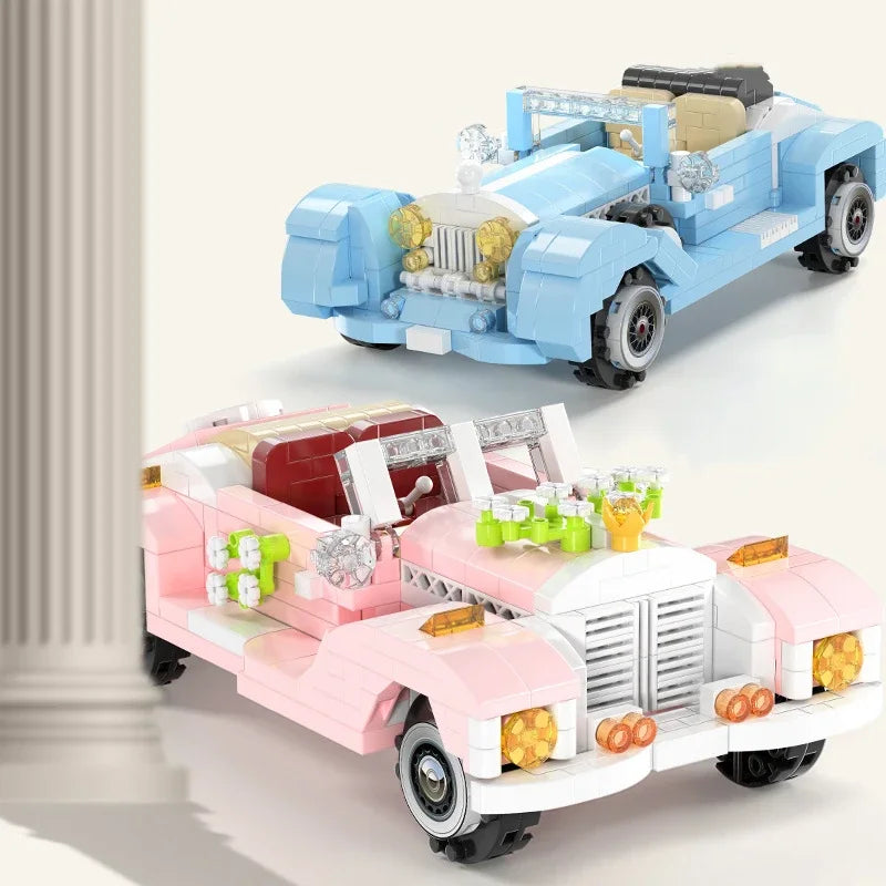 Colored Retro Car | Building Blocks