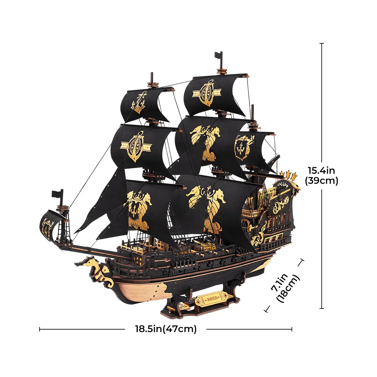 Pirate Ship | Wooden Building Kit