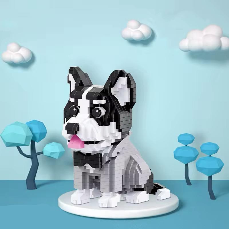 Cute Husky | Building Blocks