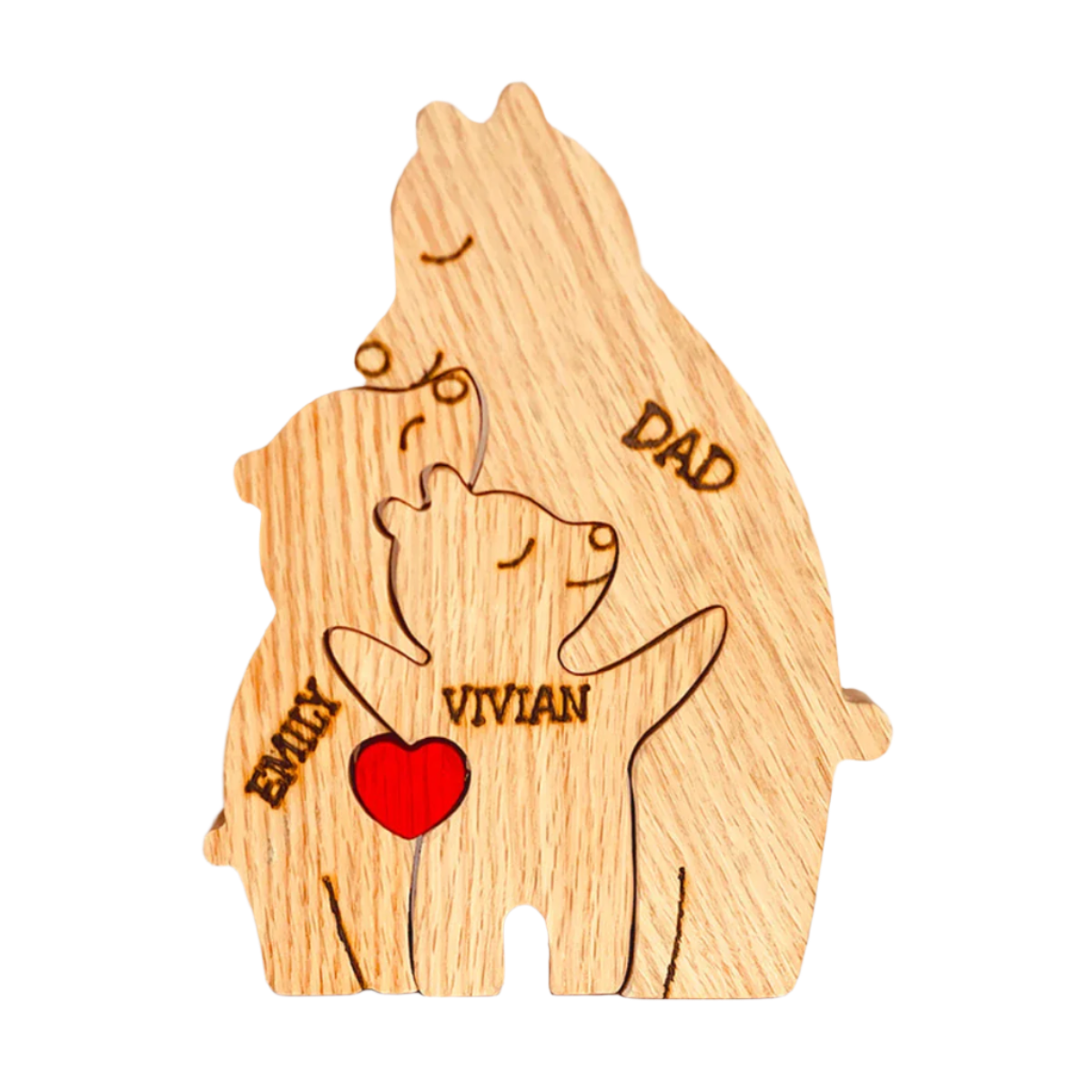 Family Single-Parent Cozy Bear - Symbol of Love