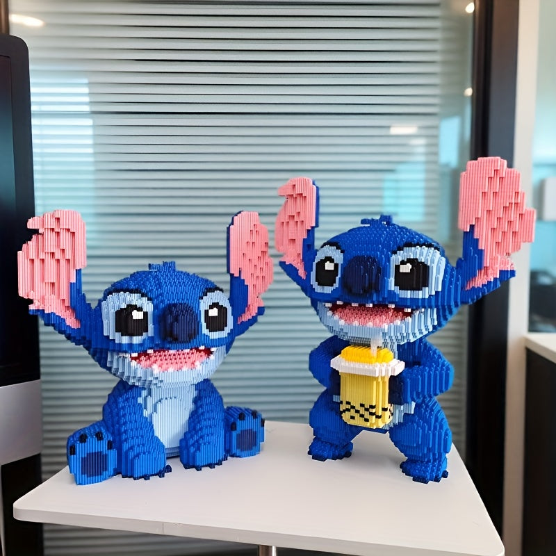 Sitting blue creature | Building blocks