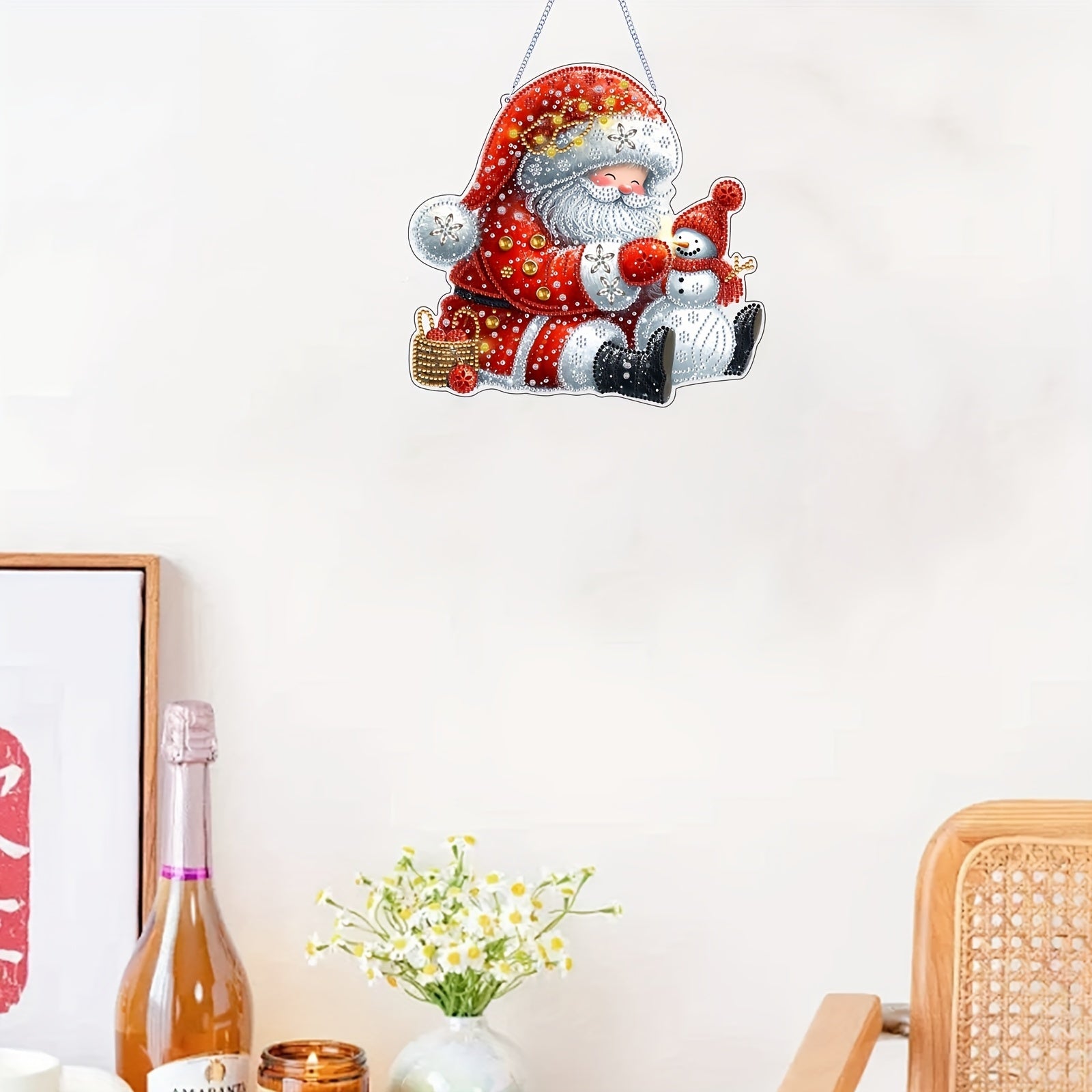 Christmas Santa Diamond Painting Decoration Hanger
