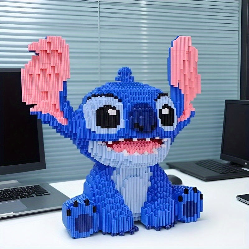 Sitting blue creature | Building blocks