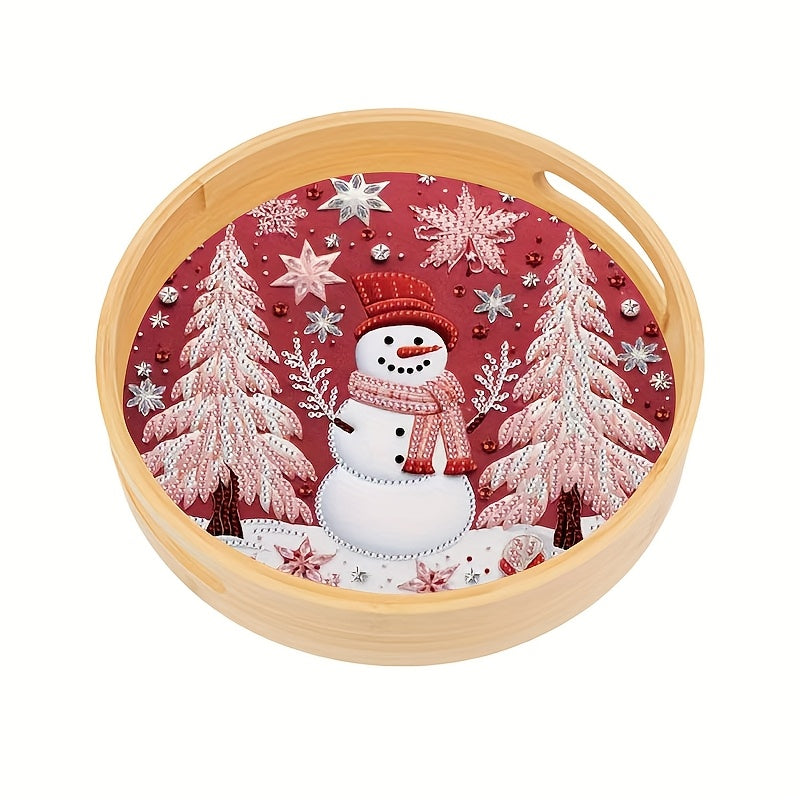 Snowman | Tray | Diamond Painting
