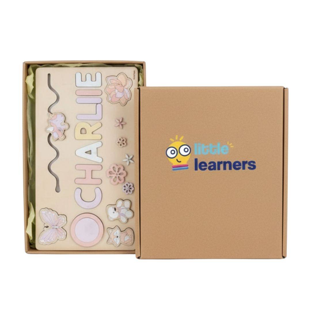 Custom Name Montessori Wooden Board - Halloween Collection