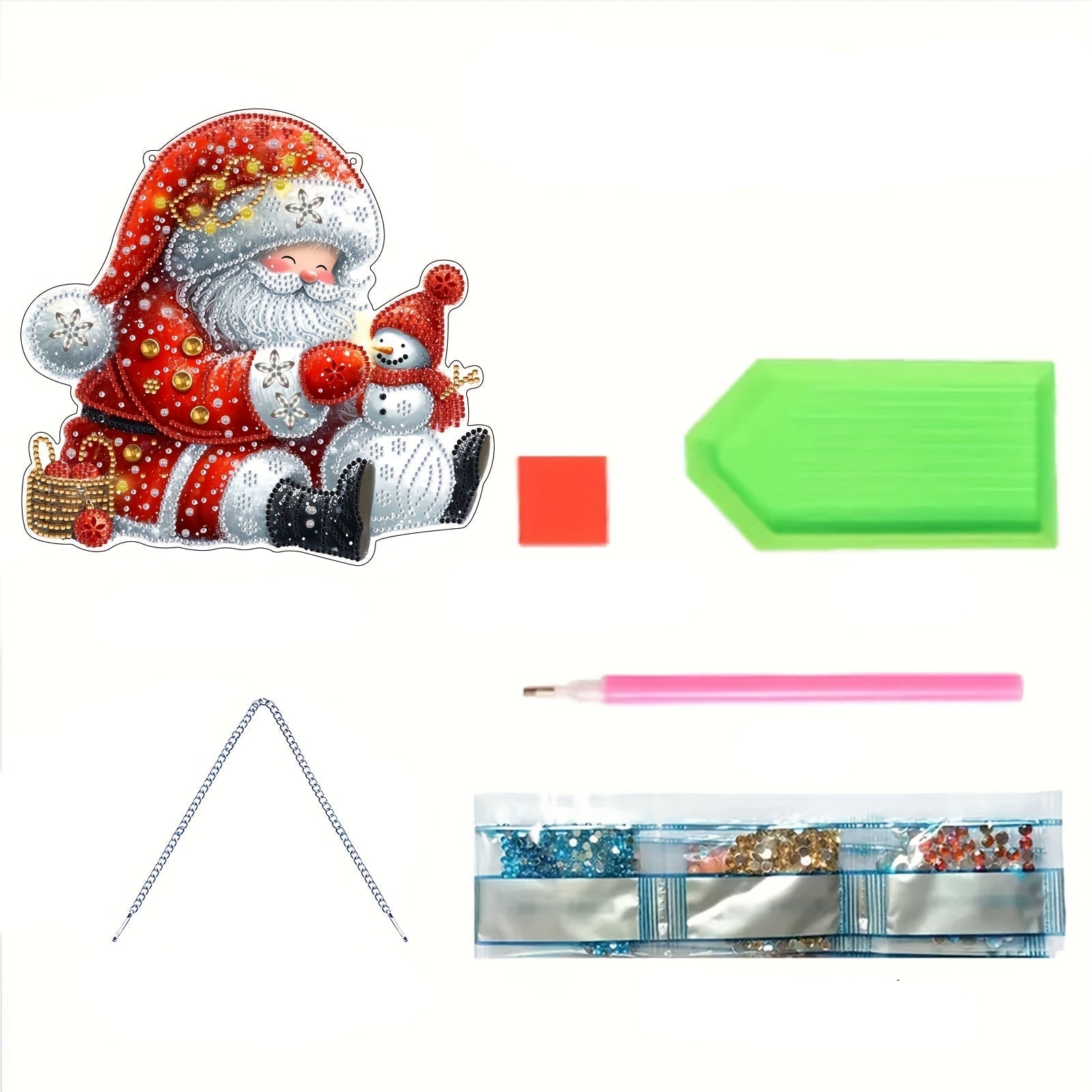 Christmas Santa Diamond Painting Decoration Hanger