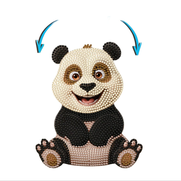 Moving panda | Diamond painting