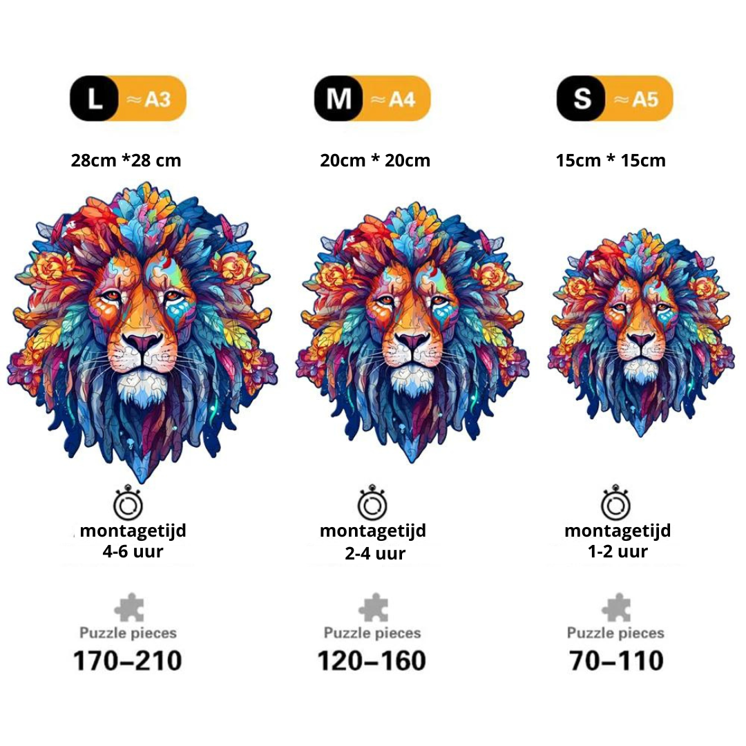 King Lion | Wooden Puzzle