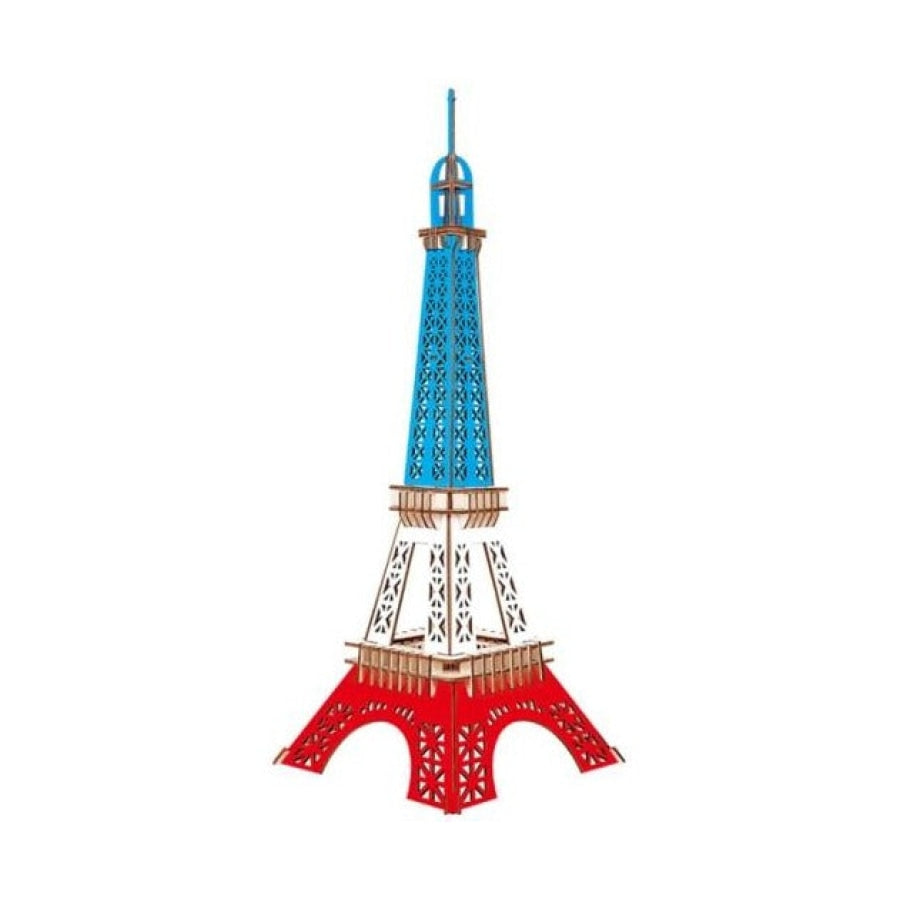 Colored Eiffel Tower | Wooden Construction Kits