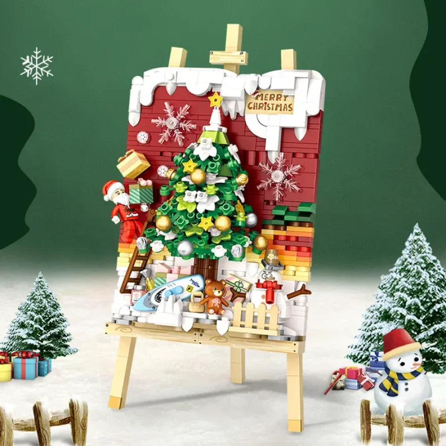 Christmas Painting | Building Blocks