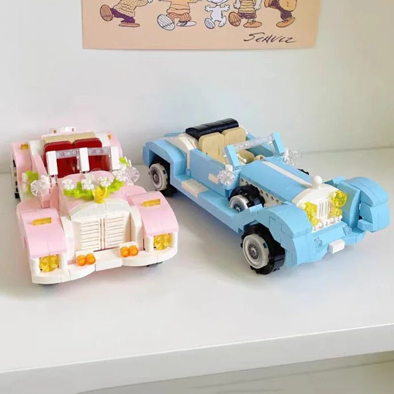Colored Retro Car | Building Blocks