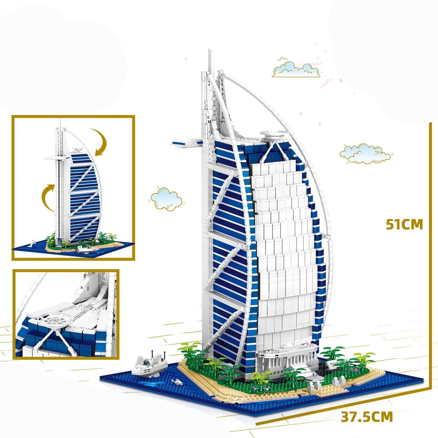 Burj Al Arab Hotel | Building Blocks