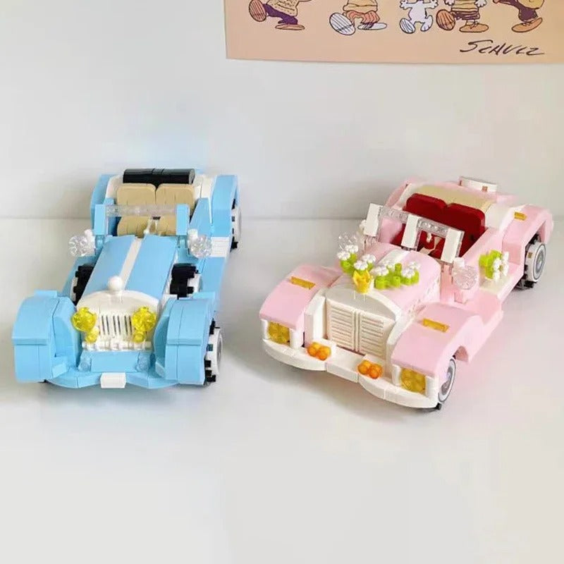 Colored Retro Car | Building Blocks