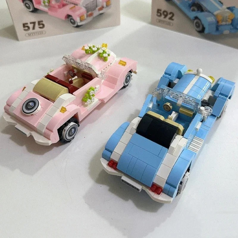 Colored Retro Car | Building Blocks