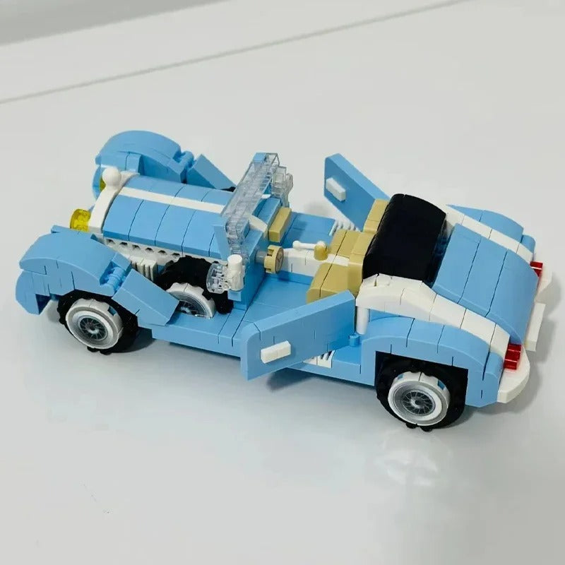 Colored Retro Car | Building Blocks