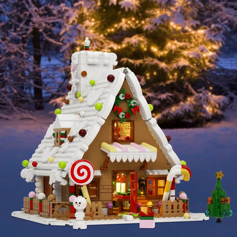 New Year Gingerbread House | Building Blocks