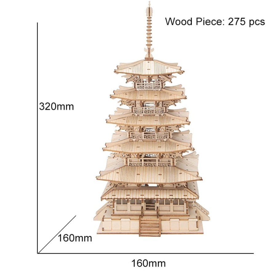Pagoda Tower | Wooden Building Kits