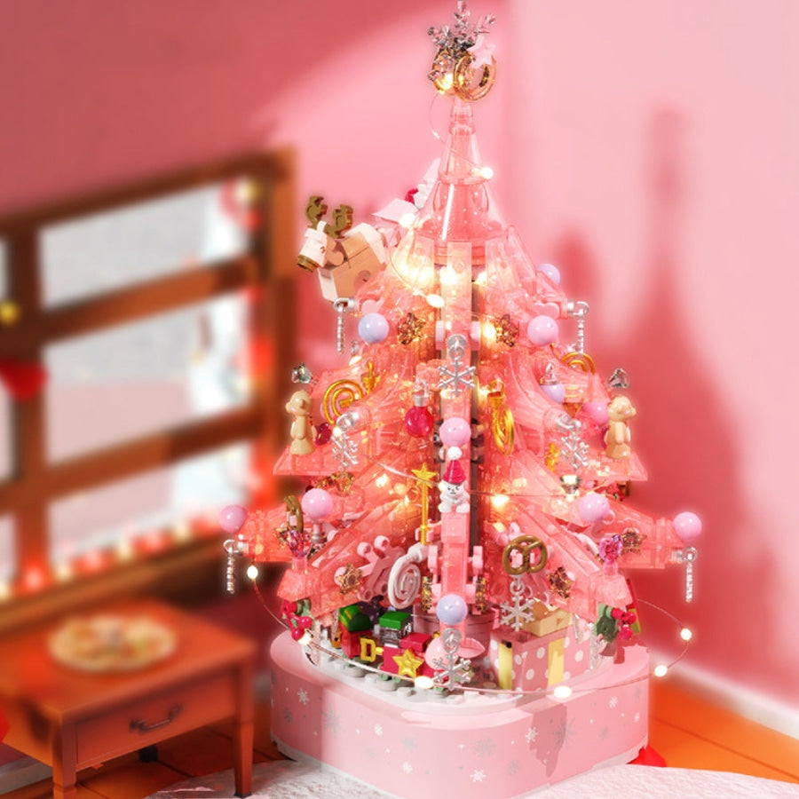 Pink Christmas Tree | Building Blocks