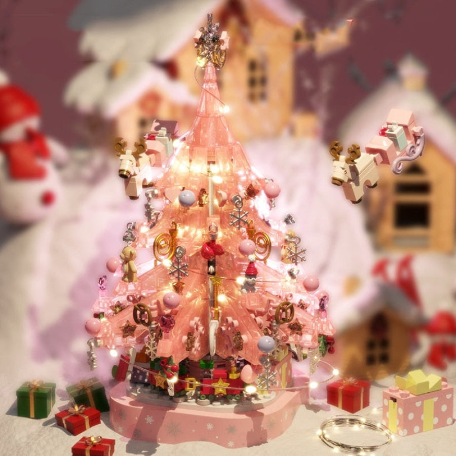 Pink Christmas Tree | Building Blocks