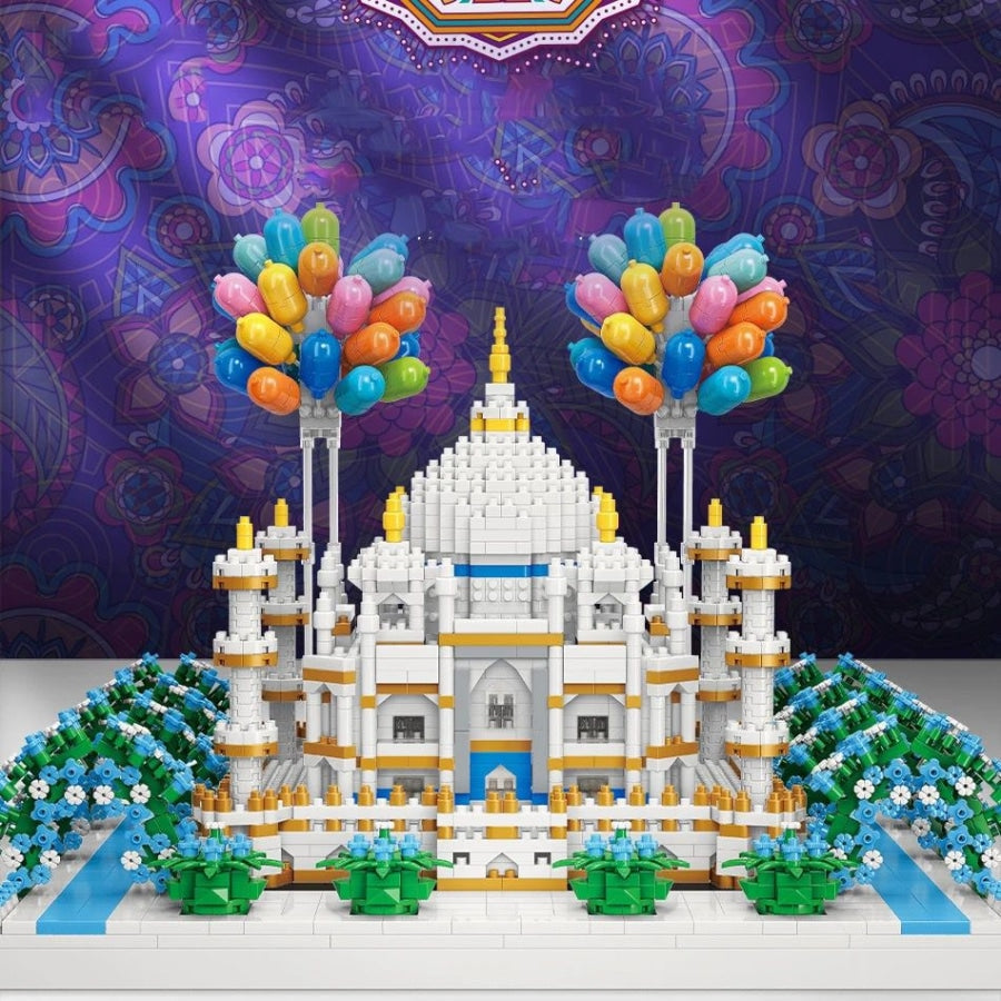 Taj Mahal with Balloons | Building Blocks