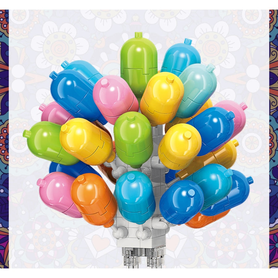 Taj Mahal with Balloons | Building Blocks