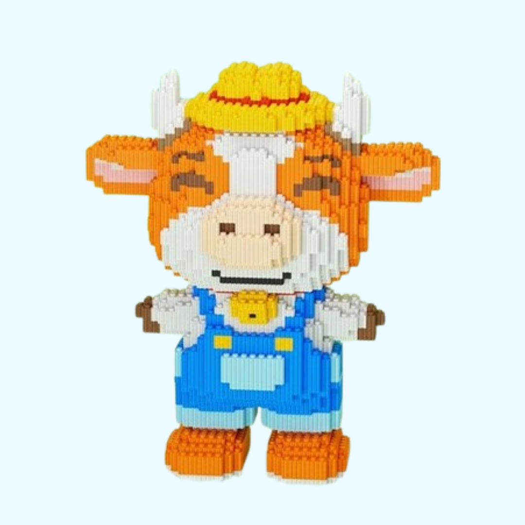 Koe with Garden Pants | Building Blocks