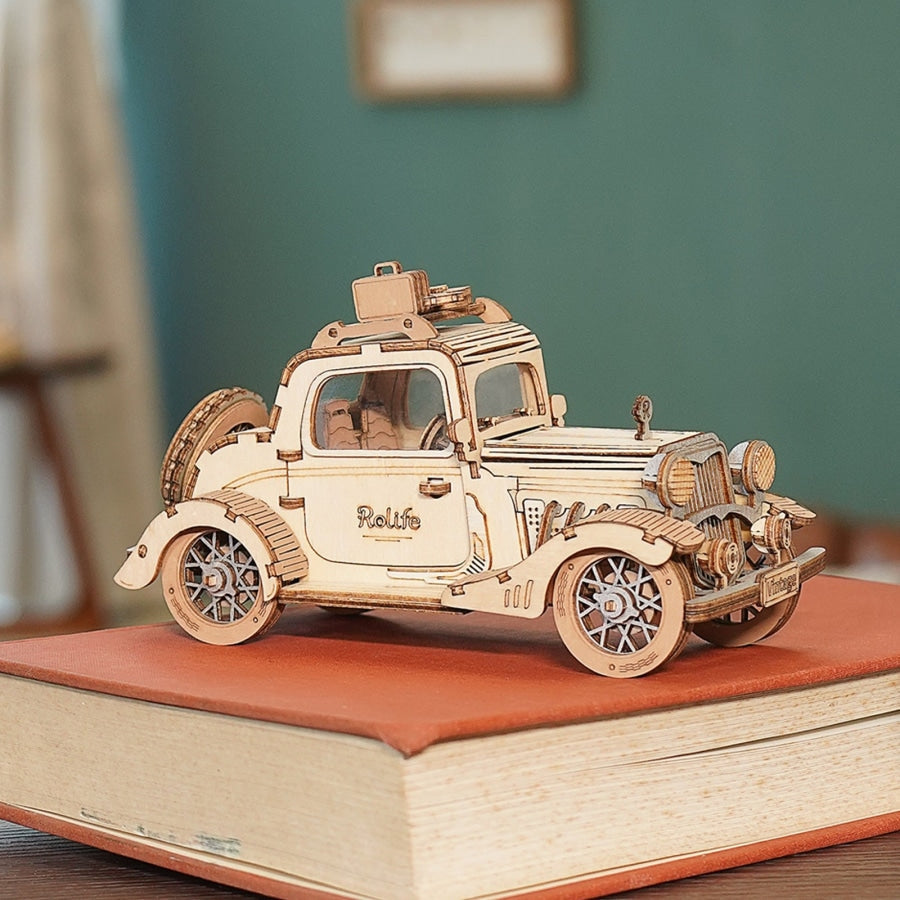 Vintage Auto | Wooden Construction Kits