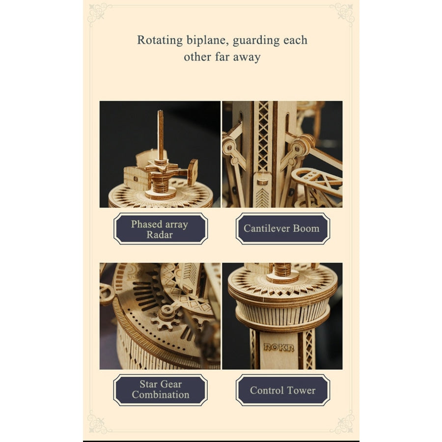 Airplane Control Tower | Wooden Construction Kits