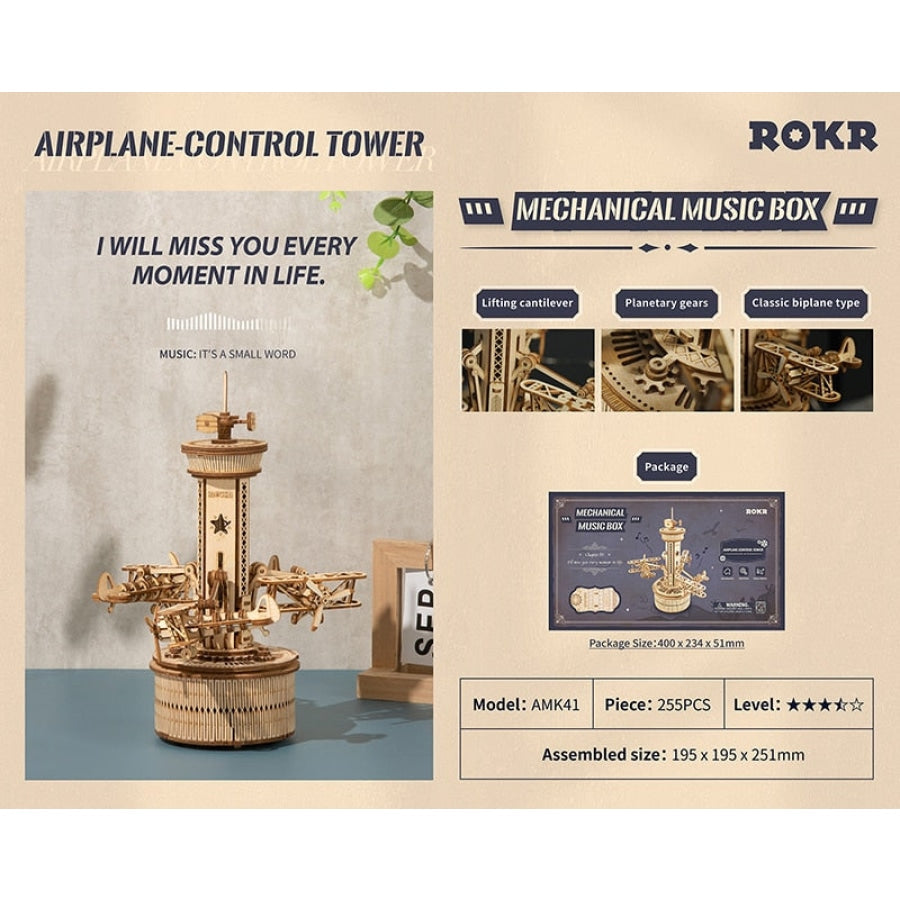 Airplane Control Tower | Wooden Construction Kits