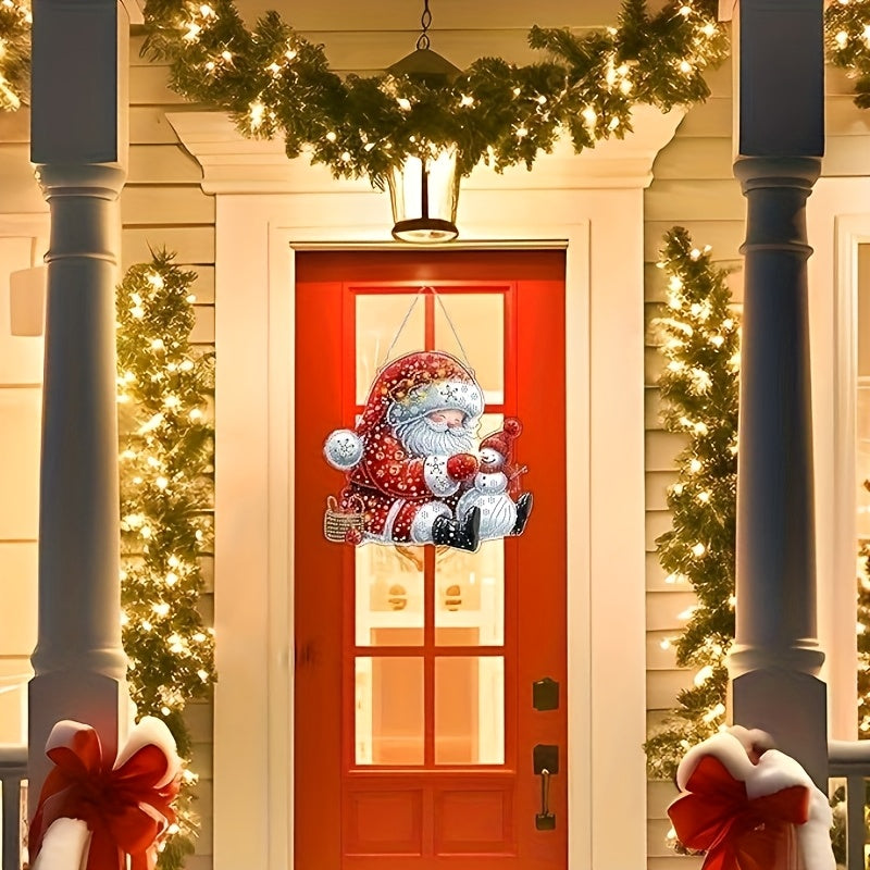 Christmas Santa Diamond Painting Decoration Hanger