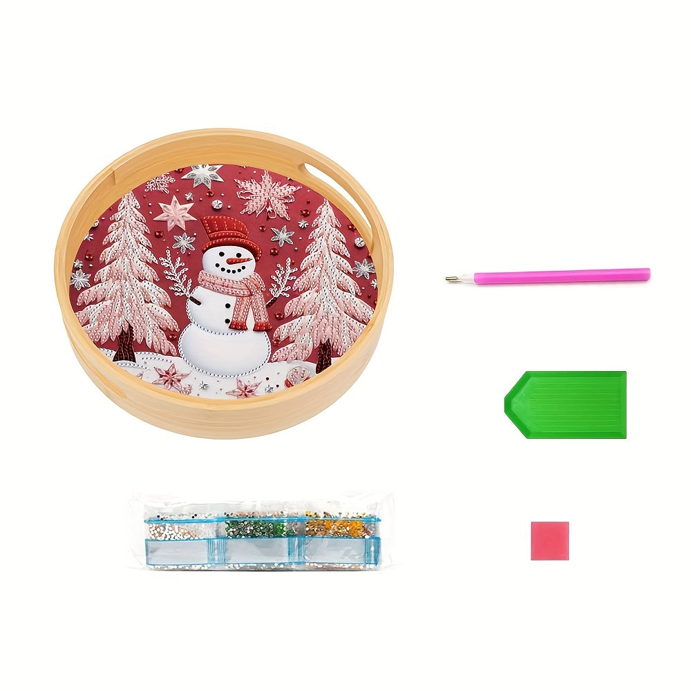 Snowman | Tray | Diamond Painting