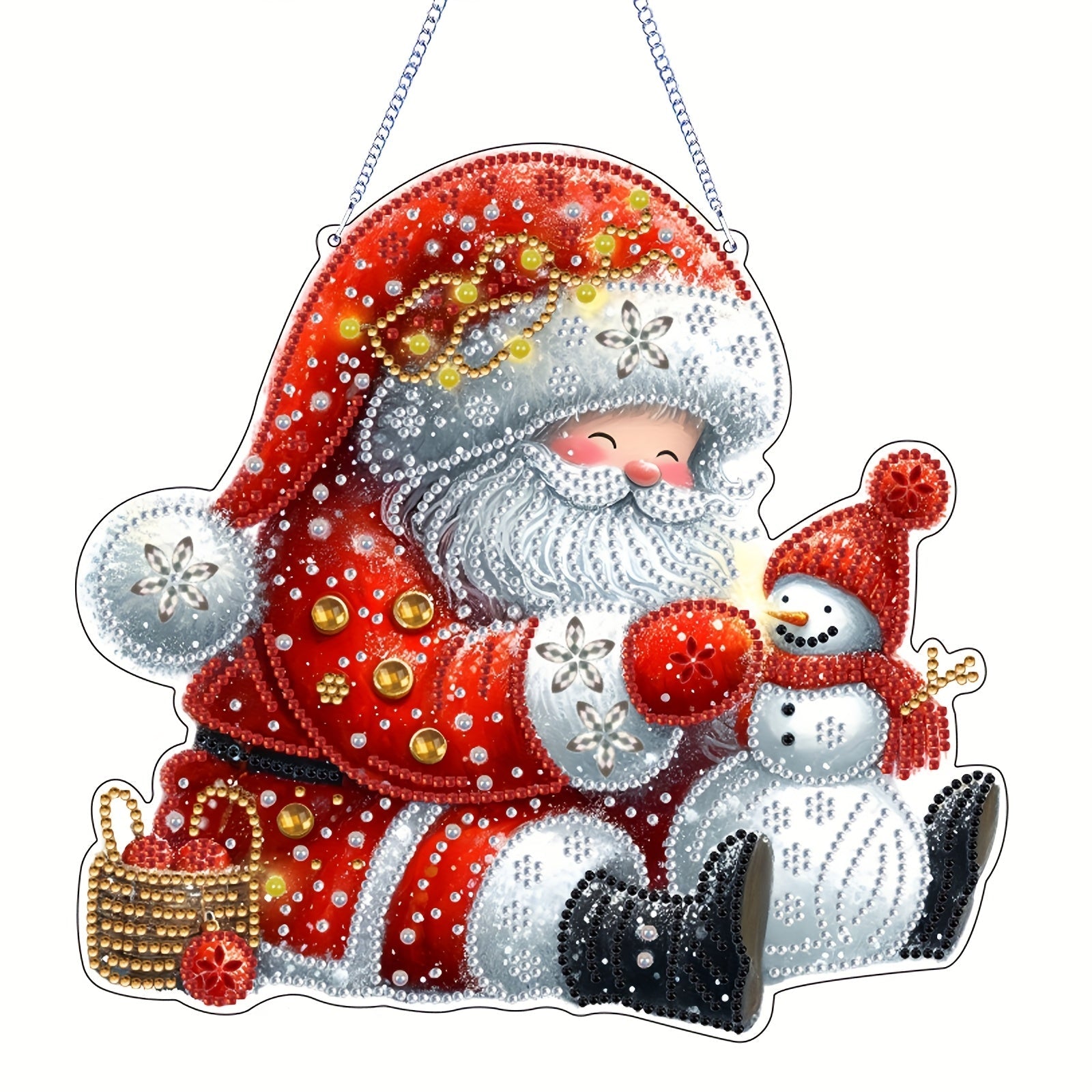 Christmas Santa Diamond Painting Decoration Hanger