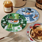 Snowman placemats | 4 pieces | Diamond painting